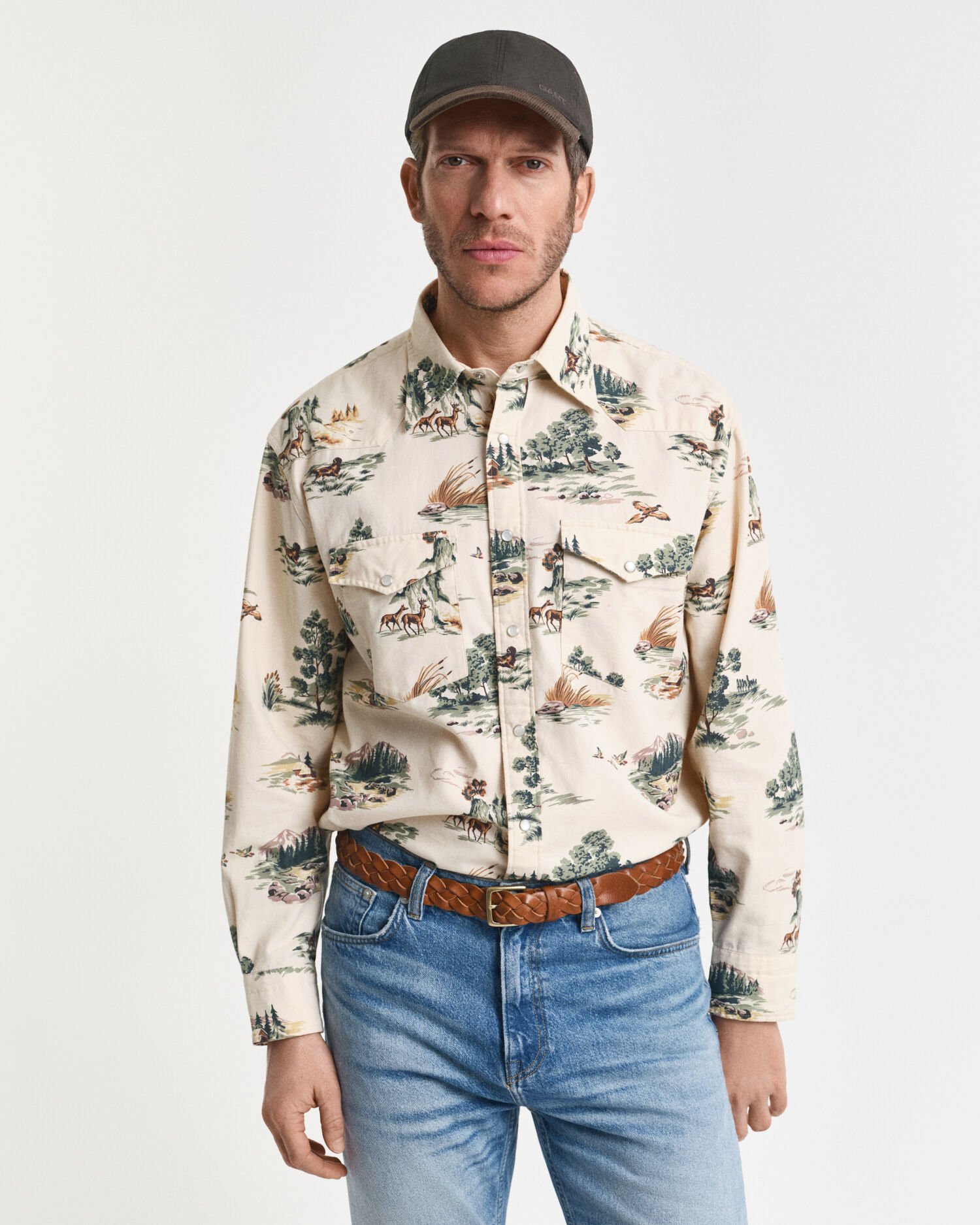 Camisa Relaxed Fit Rodeo estampada