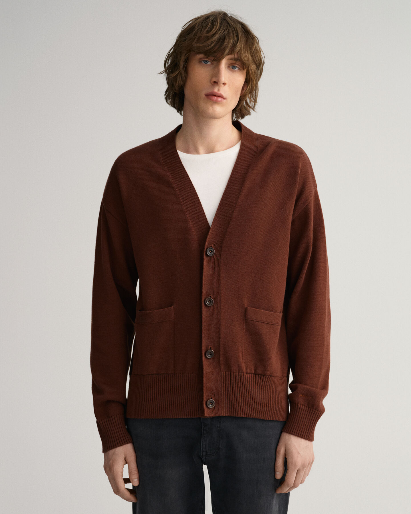 Cárdigan de algodón Supima