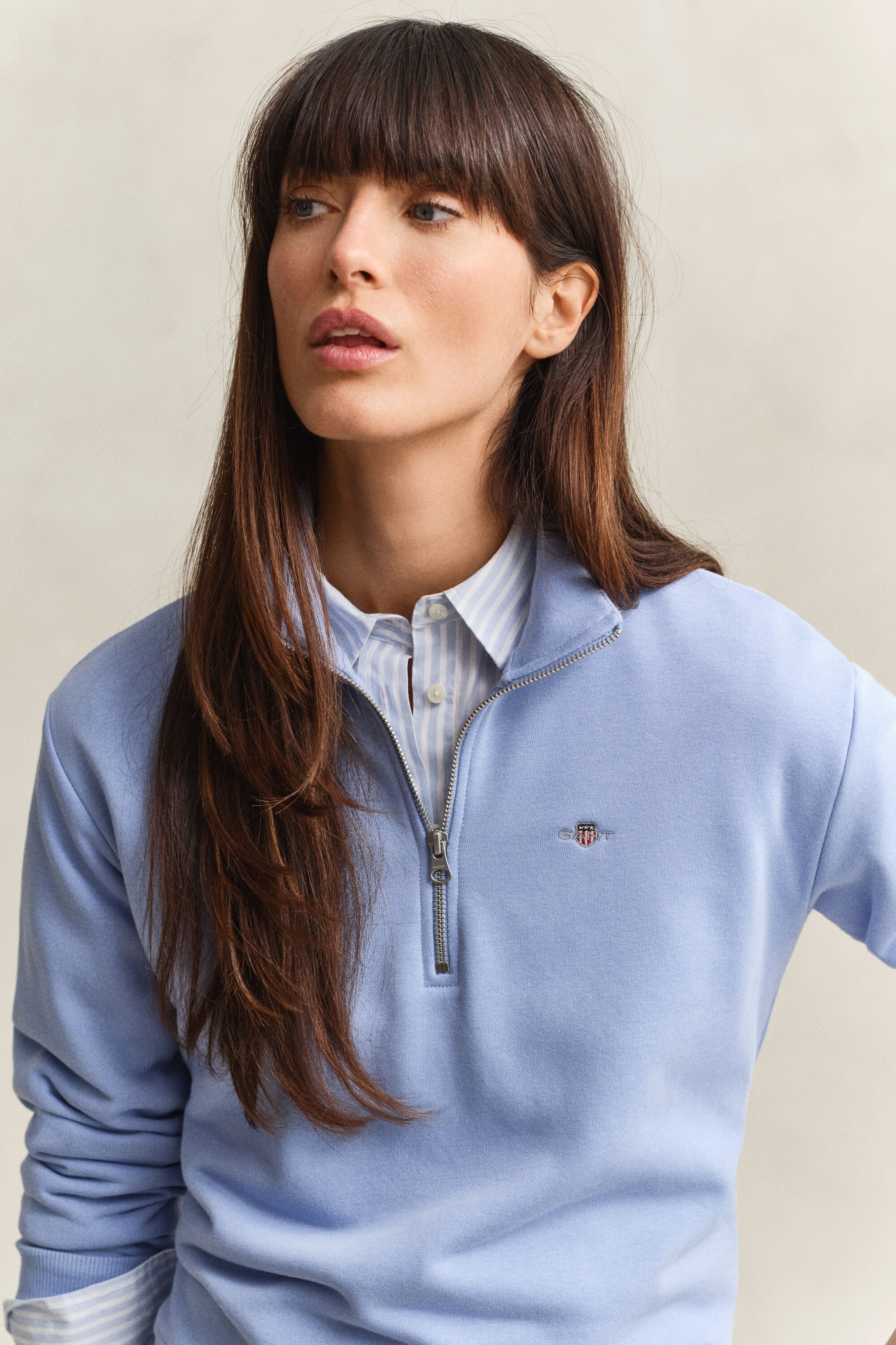 Sudadera Shield con media cremallera