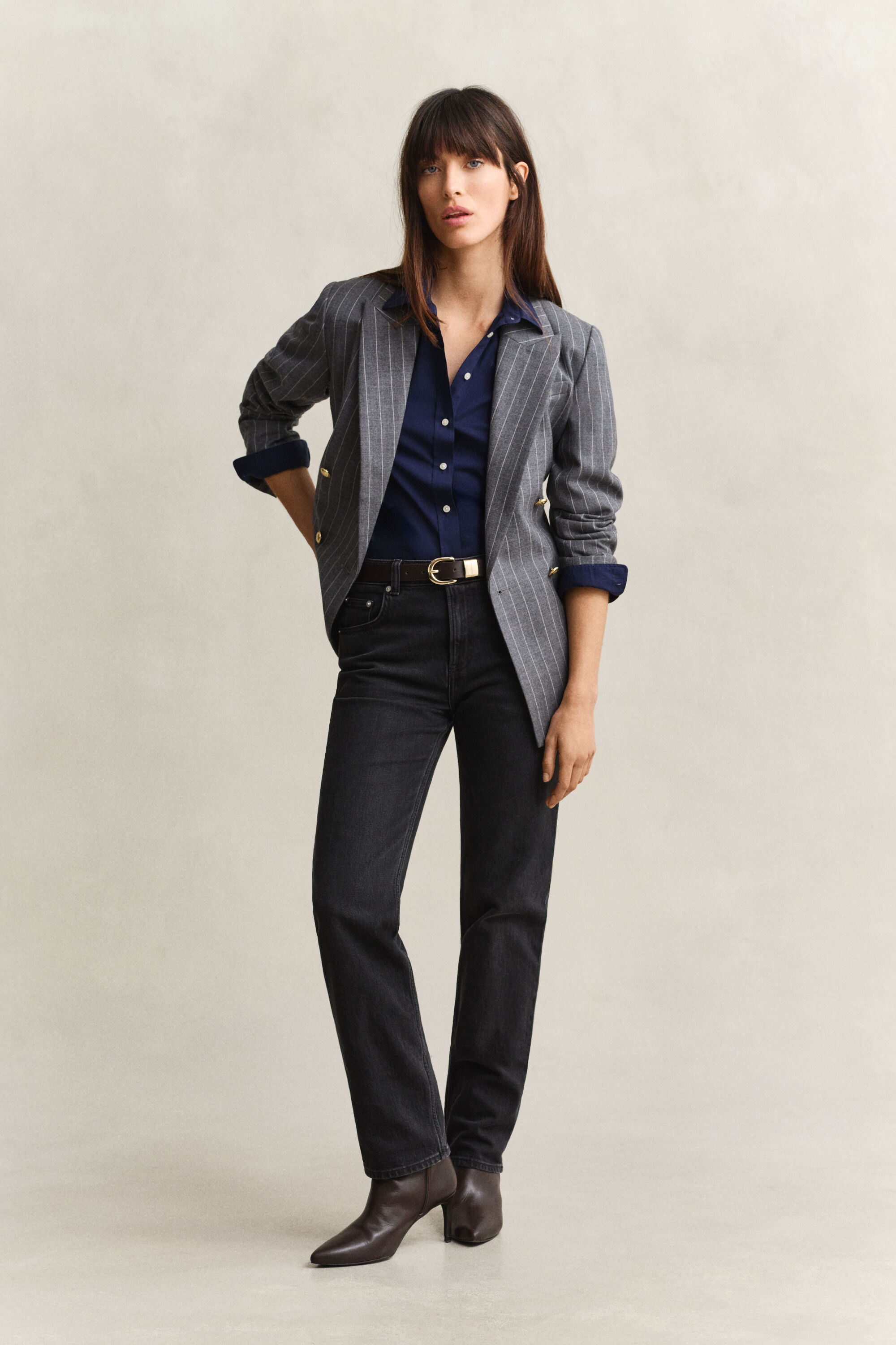 Camisa Regular Fit clásica de popelina