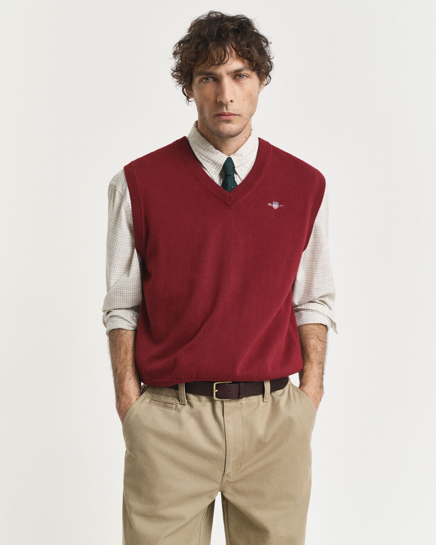 Chaleco clásico de algodón