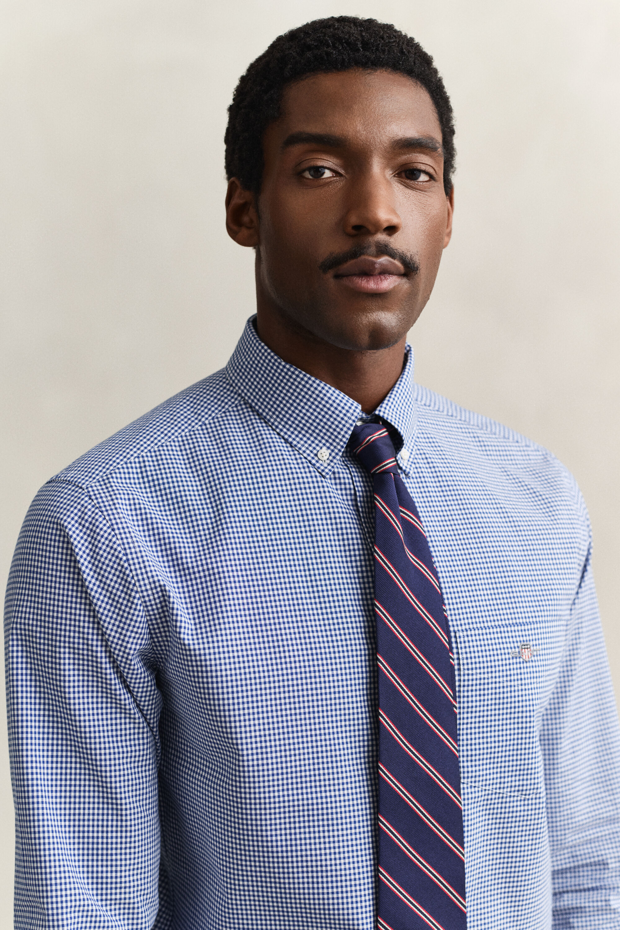 Camisa clásica de popelina de cuadros Vichy