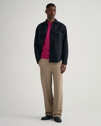 Jersey de cuello redondo en lana cepillada