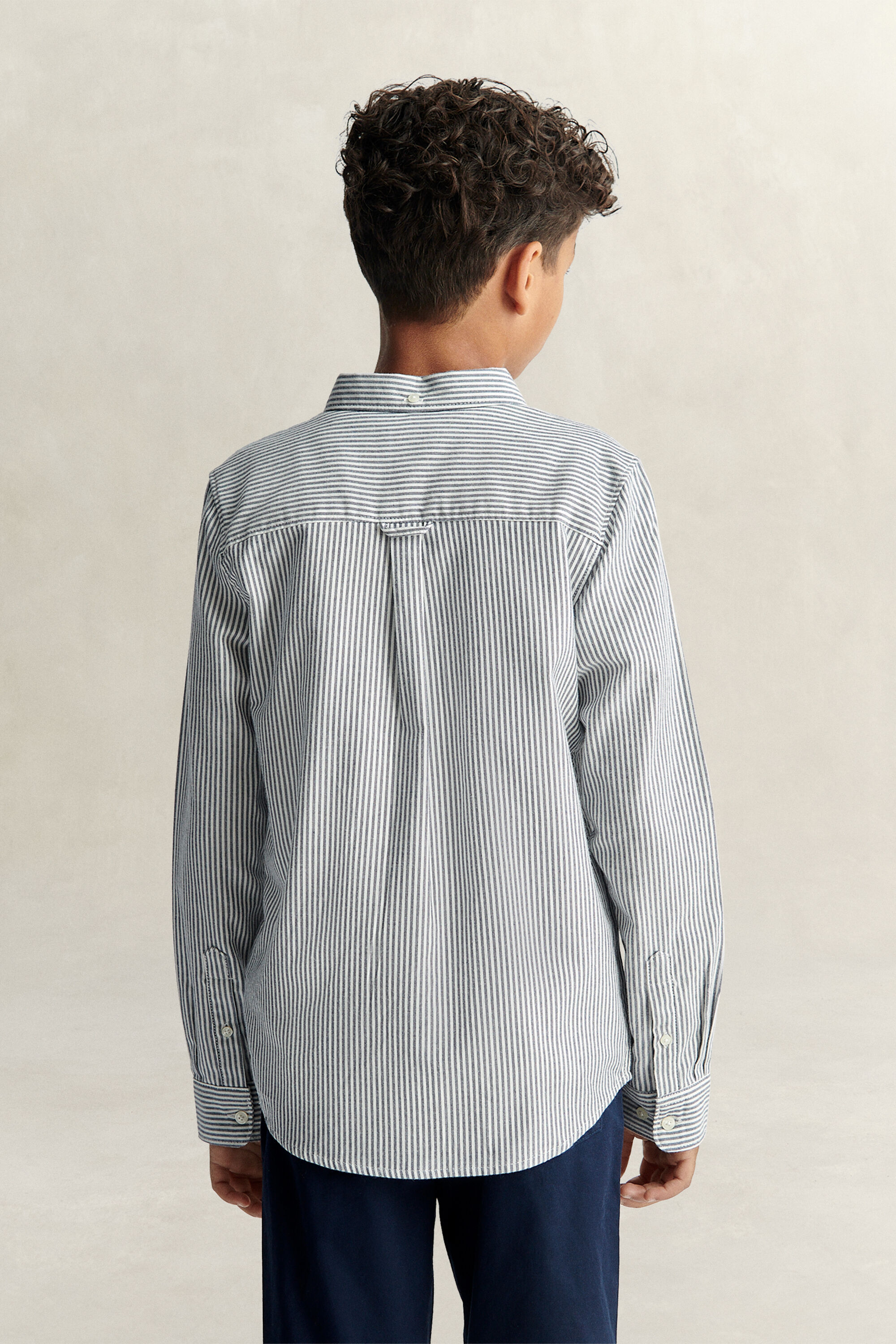 Camisa Oxford de rayas Shield Teen Boys