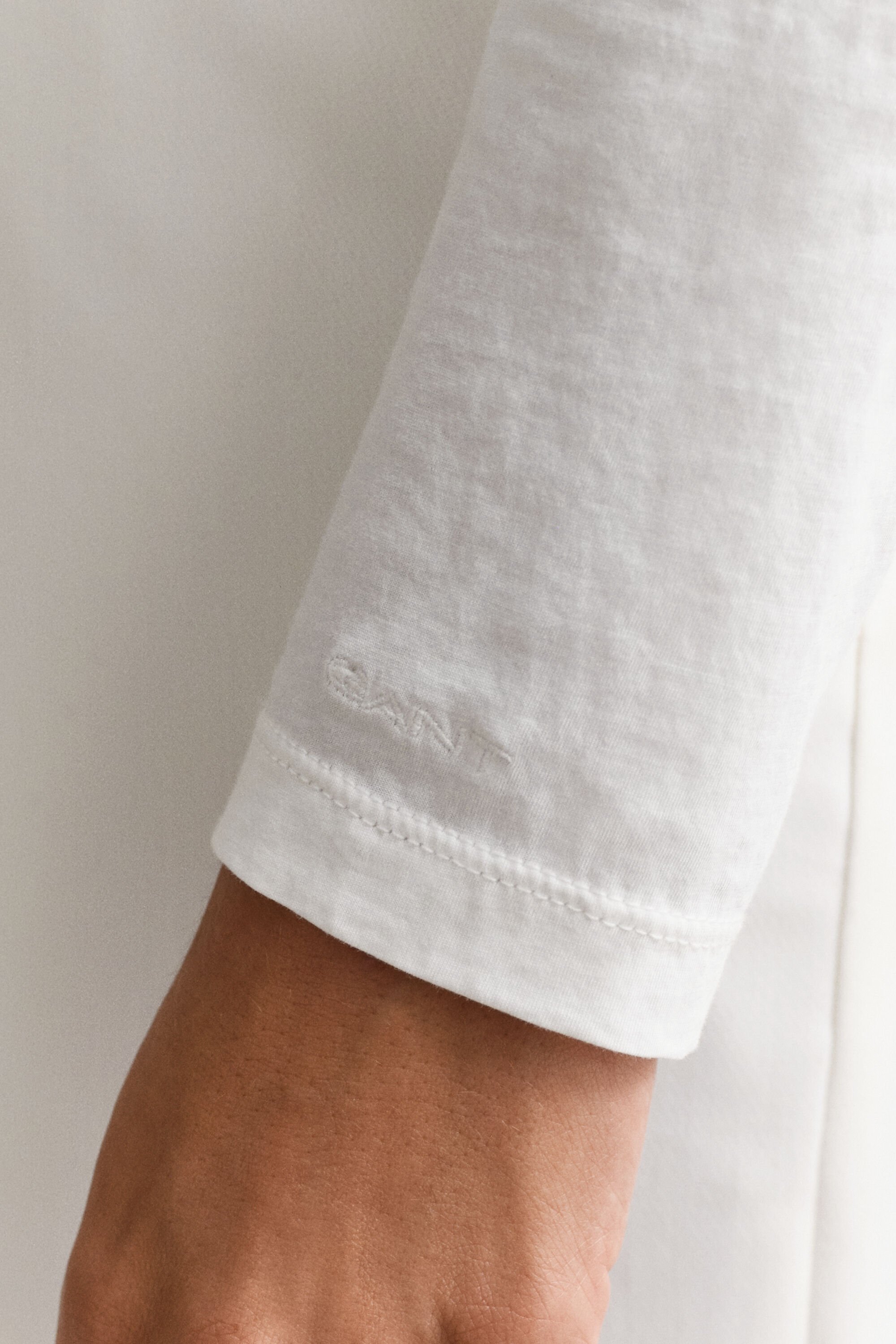 Camiseta de manga larga de algodón