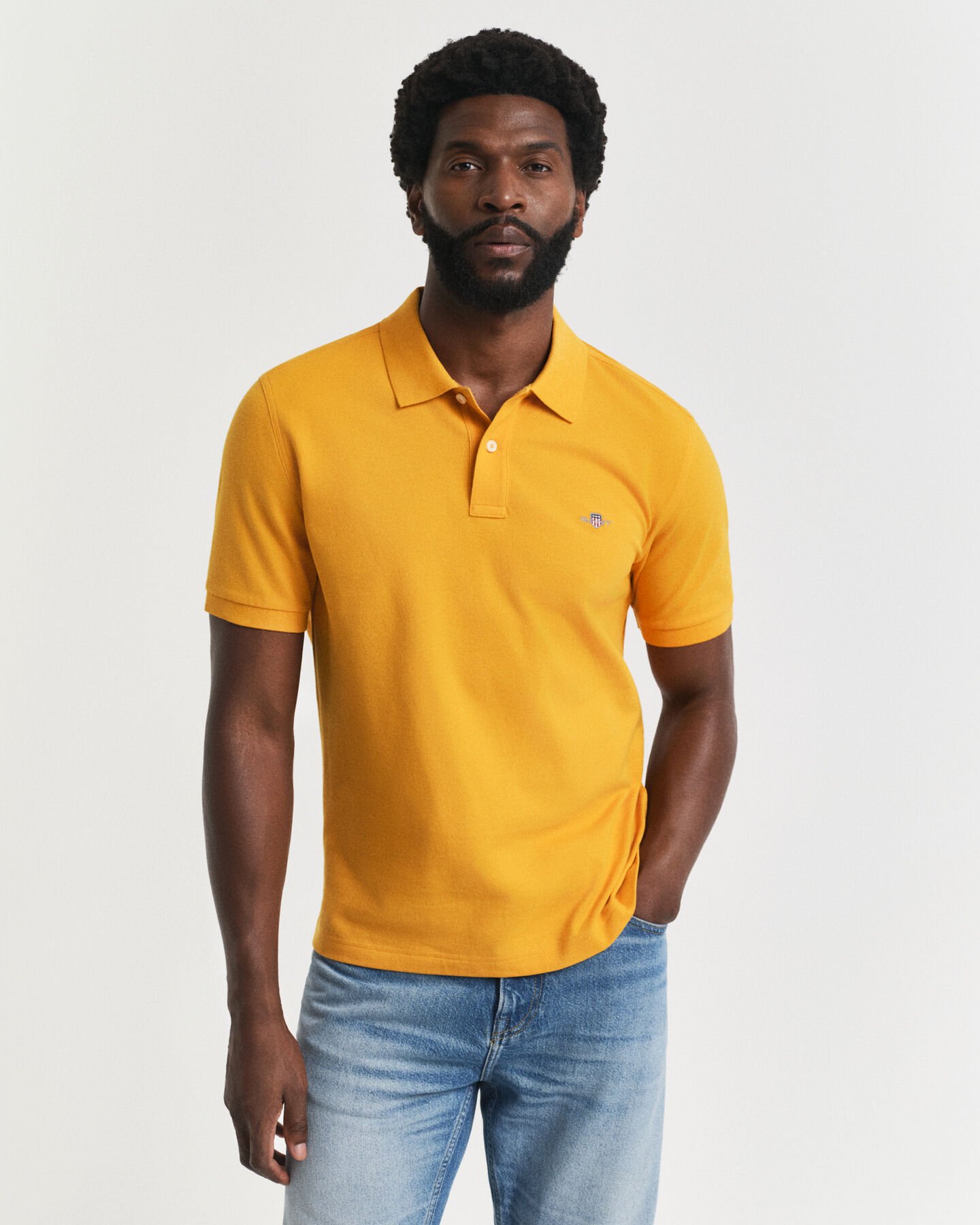 Polo de piqué Regular Fit Shield