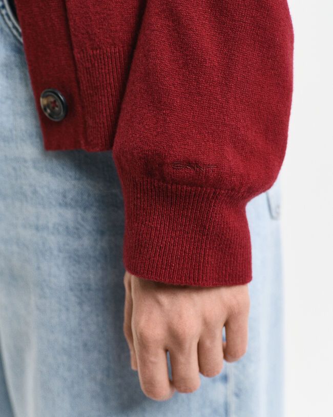 C&aacute;rdigan de lana de oveja muy fina