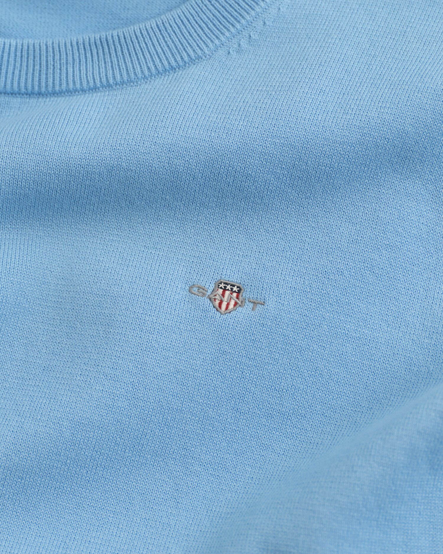 Jersey de cuello redondo de algodón clásico Shield Teens