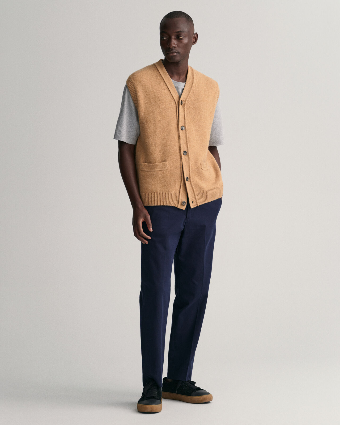 Pantalones de vestir Peached Cotton