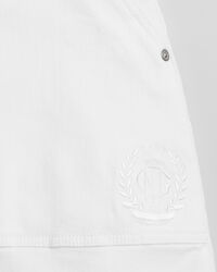 Falda de sarga con bolsillos de parche Teen Girls