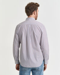 Camisa Regular Fit clásica de popelina a rayas