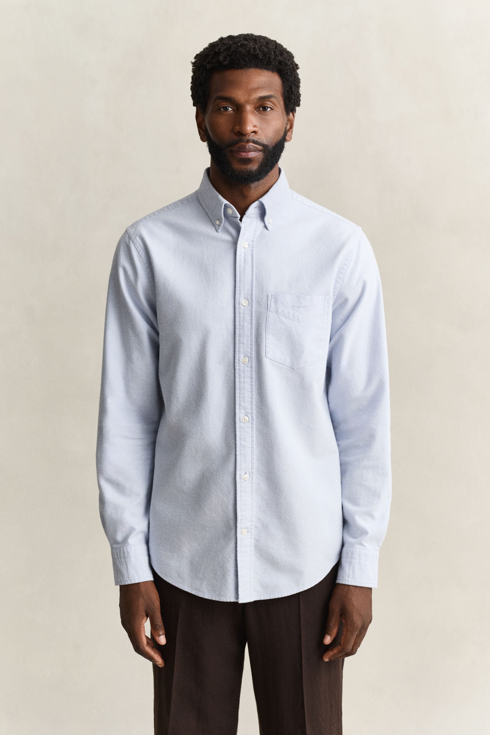 Camisa Oxford perchada