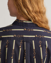 Camisa Regular Fit American Luxe en gasa de algodón