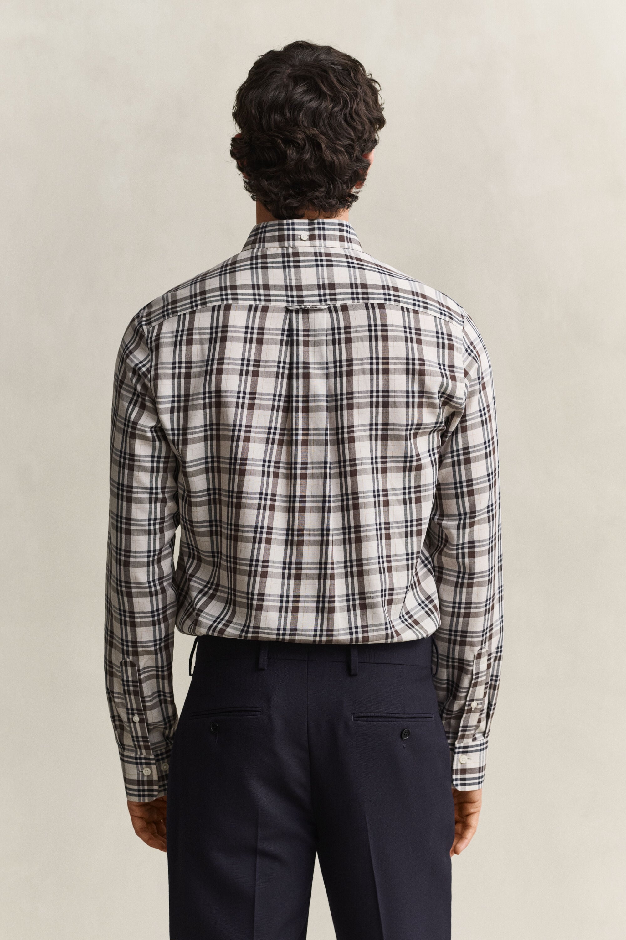 Camisa de sarga a cuadros