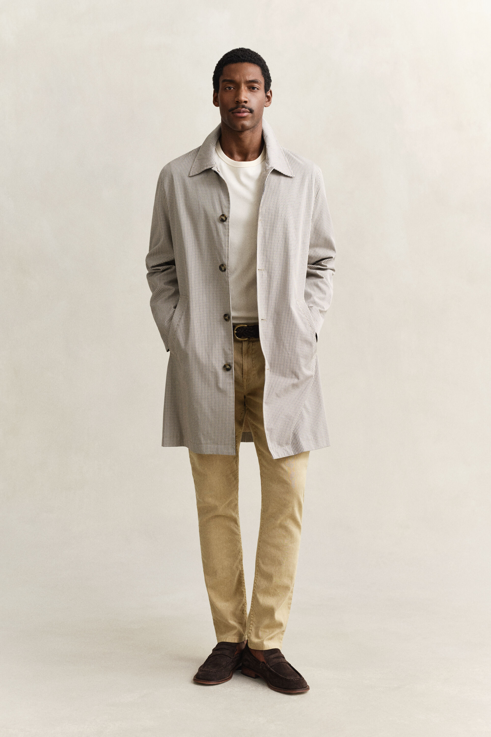 Vaqueros en mezcla de lino