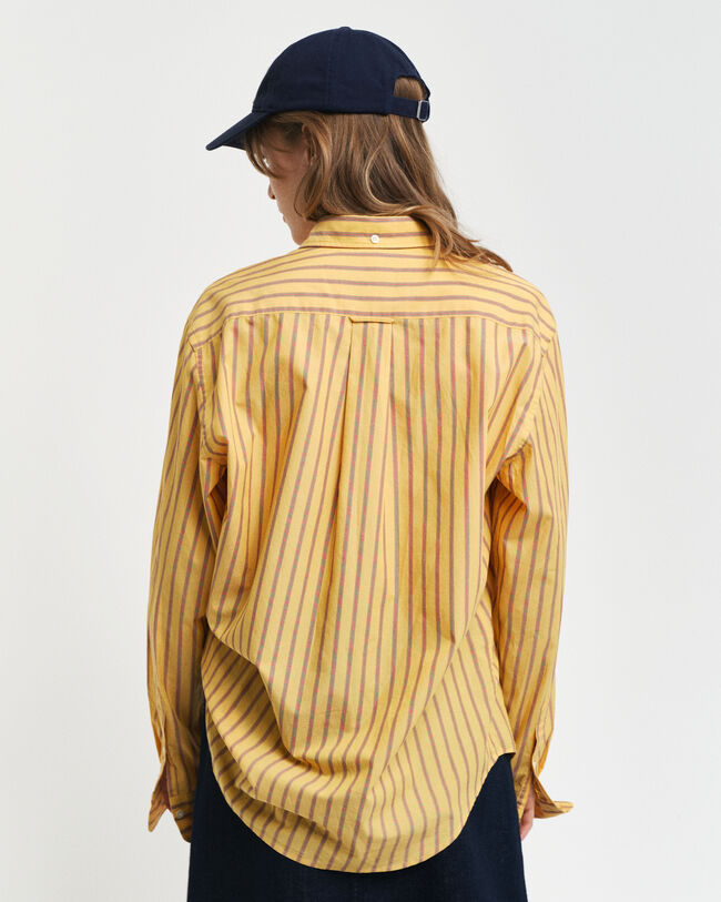 Camisa Regular Fit de popelina a rayas