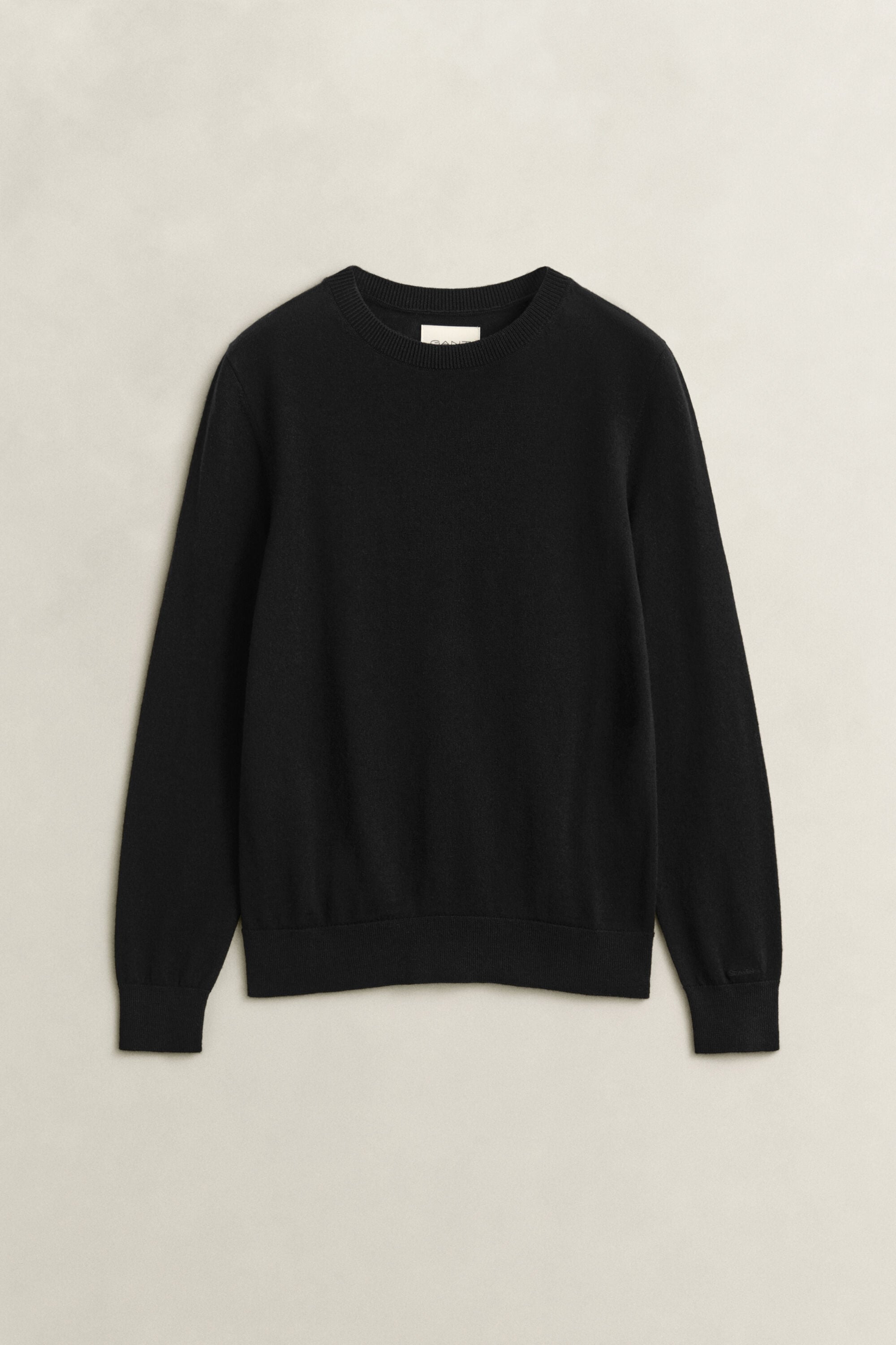 Jersey de lana merino extrafina con cuello redondo