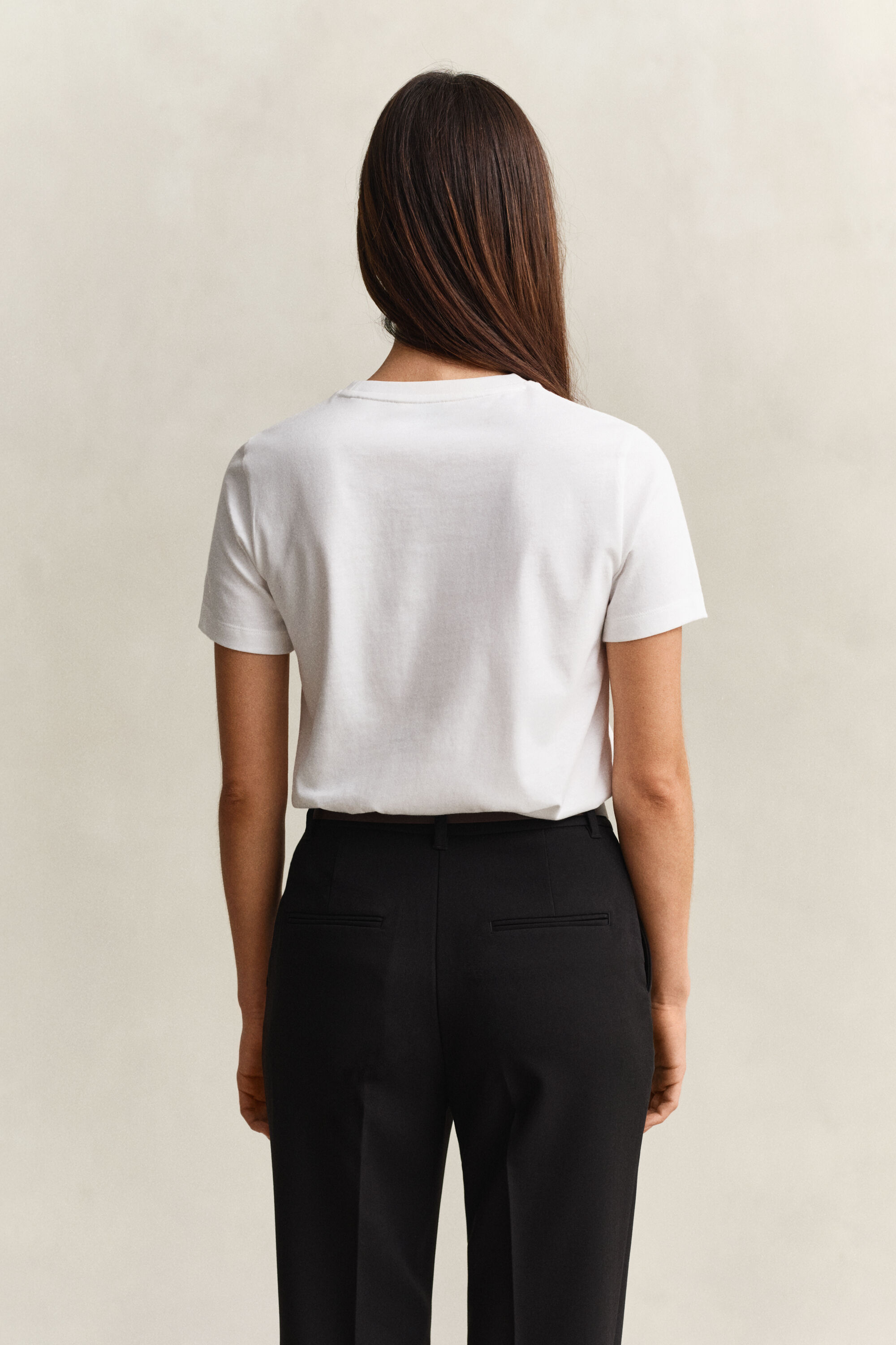 Camiseta con estampado de cuerda