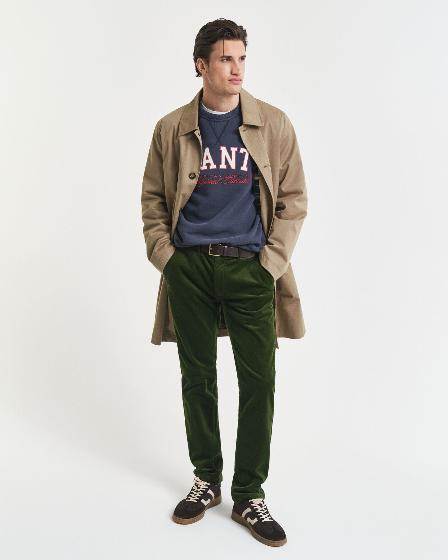 Pantalones chinos Slim Fit de pana