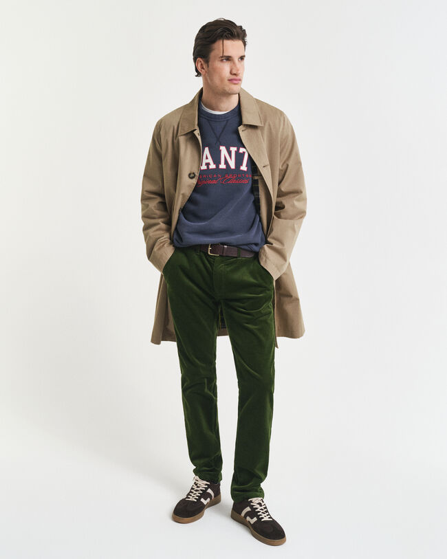 Pantalones chinos Slim Fit de pana