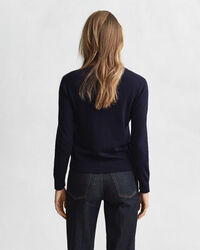 Cárdigan de punto ligero con cuello redondo