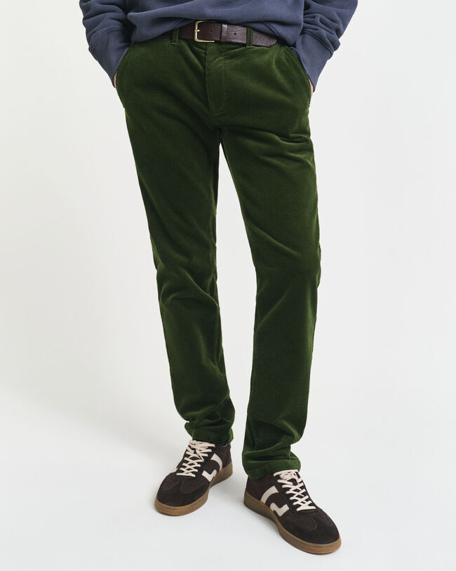 Pantalones chinos Slim Fit de pana