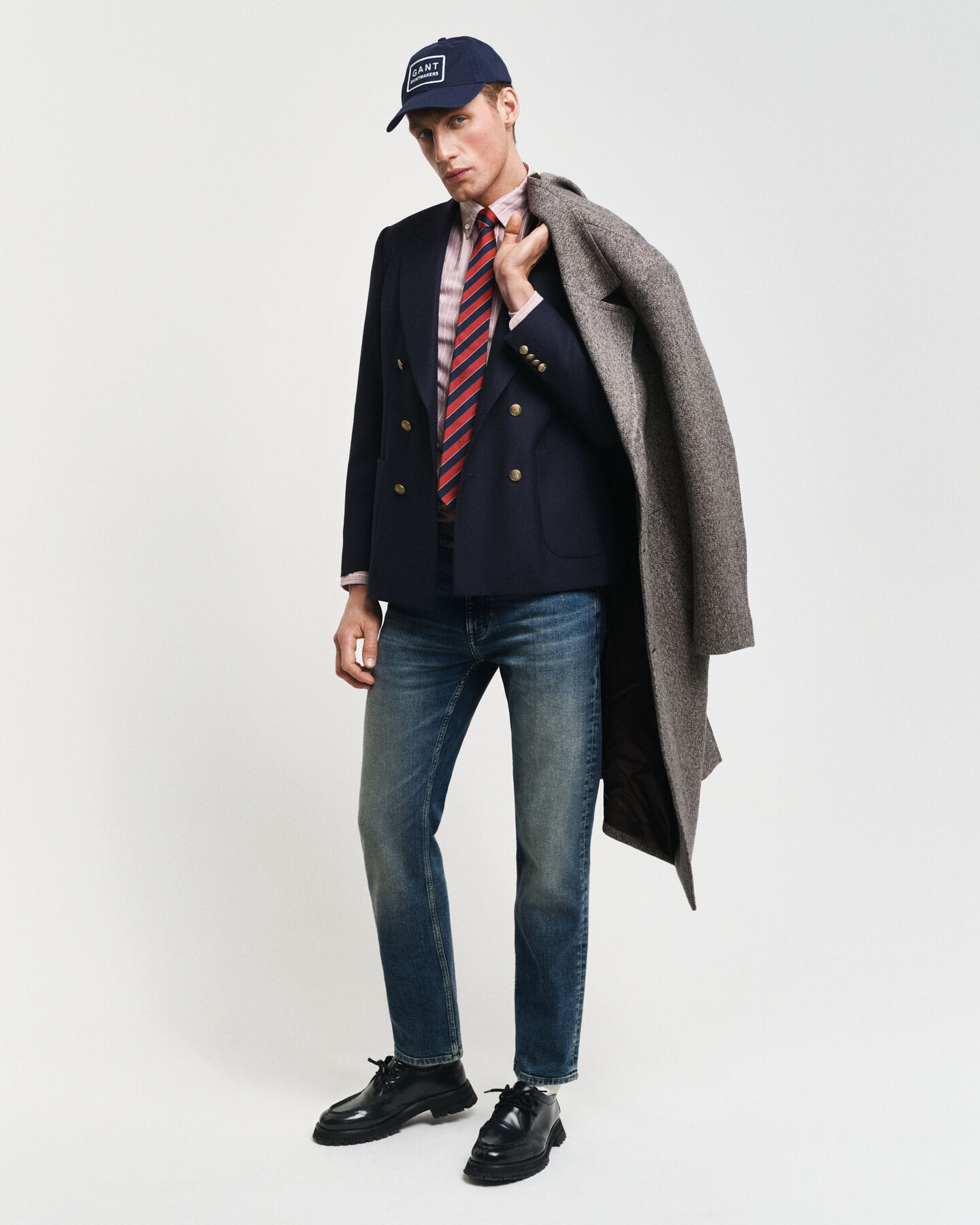 Camisa Oxford cl&aacute;sica Regular Fit a rayas