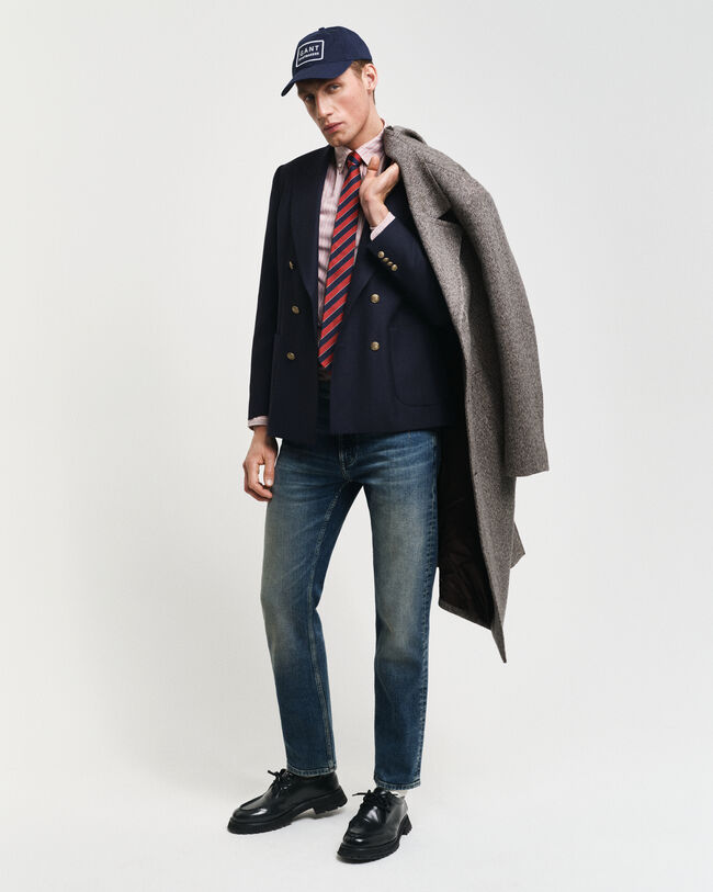 Camisa Oxford cl&aacute;sica Regular Fit a rayas