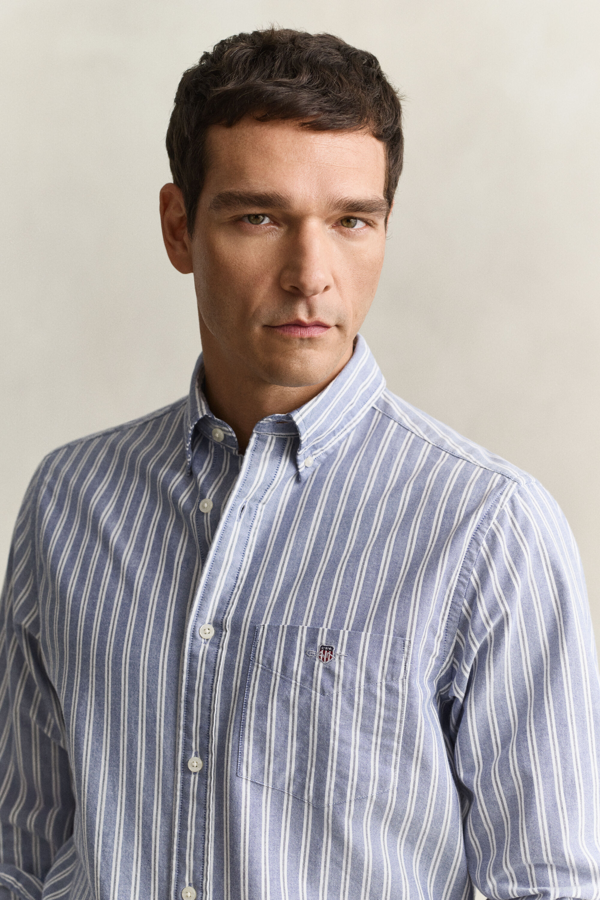 Camisa Oxford clásica a rayas