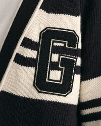C&aacute;rdigan con cuello de pico GANT Varsity