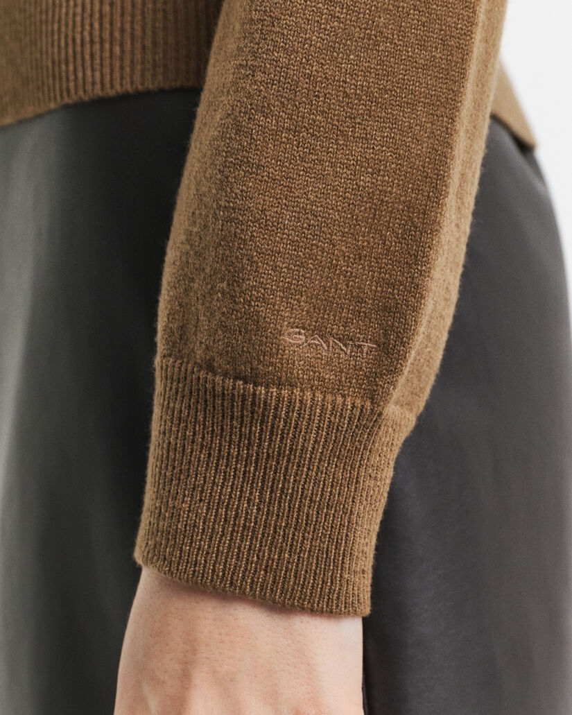 Rugger de lana de oveja muy fina