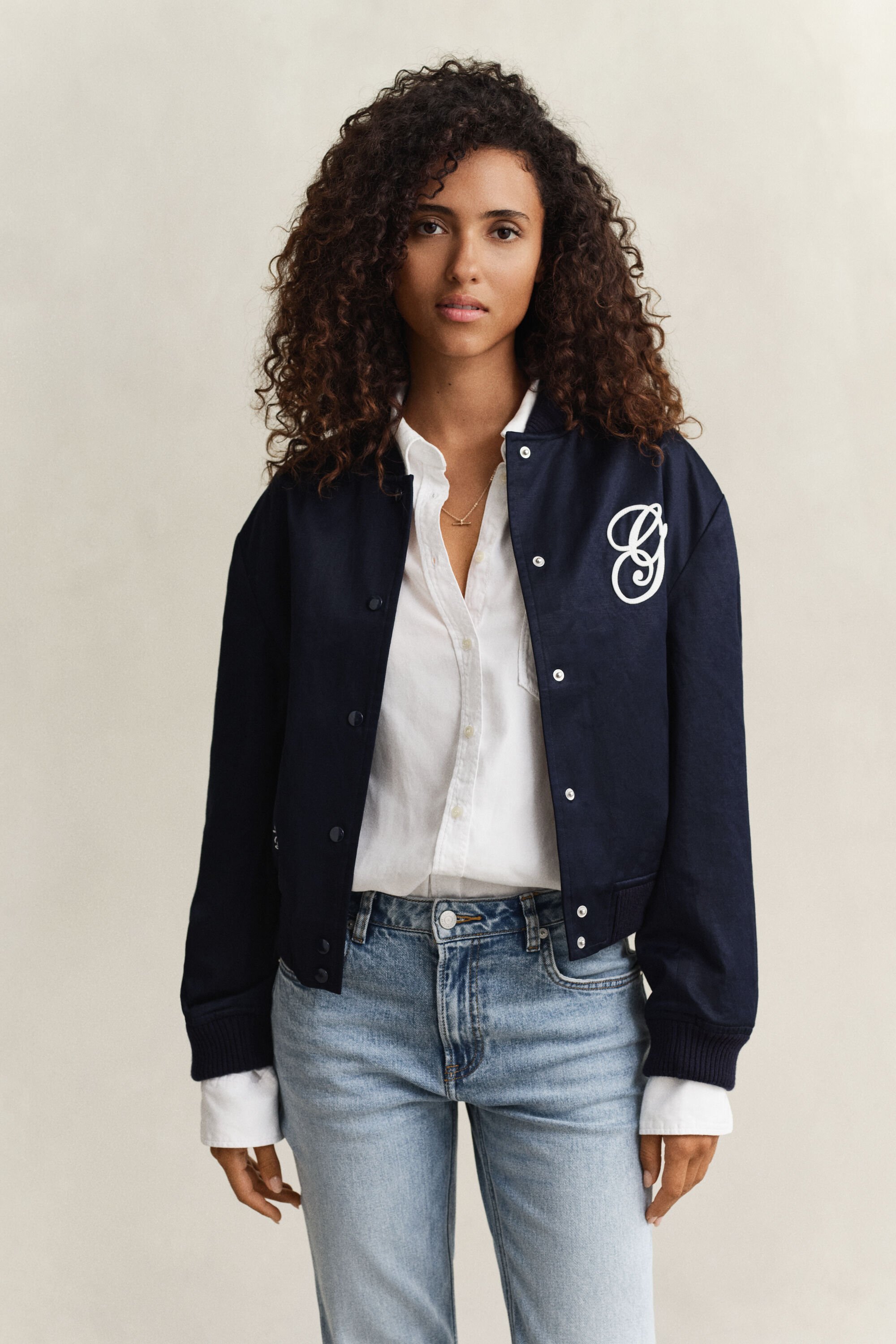 Gant Varsity Jacket de satén