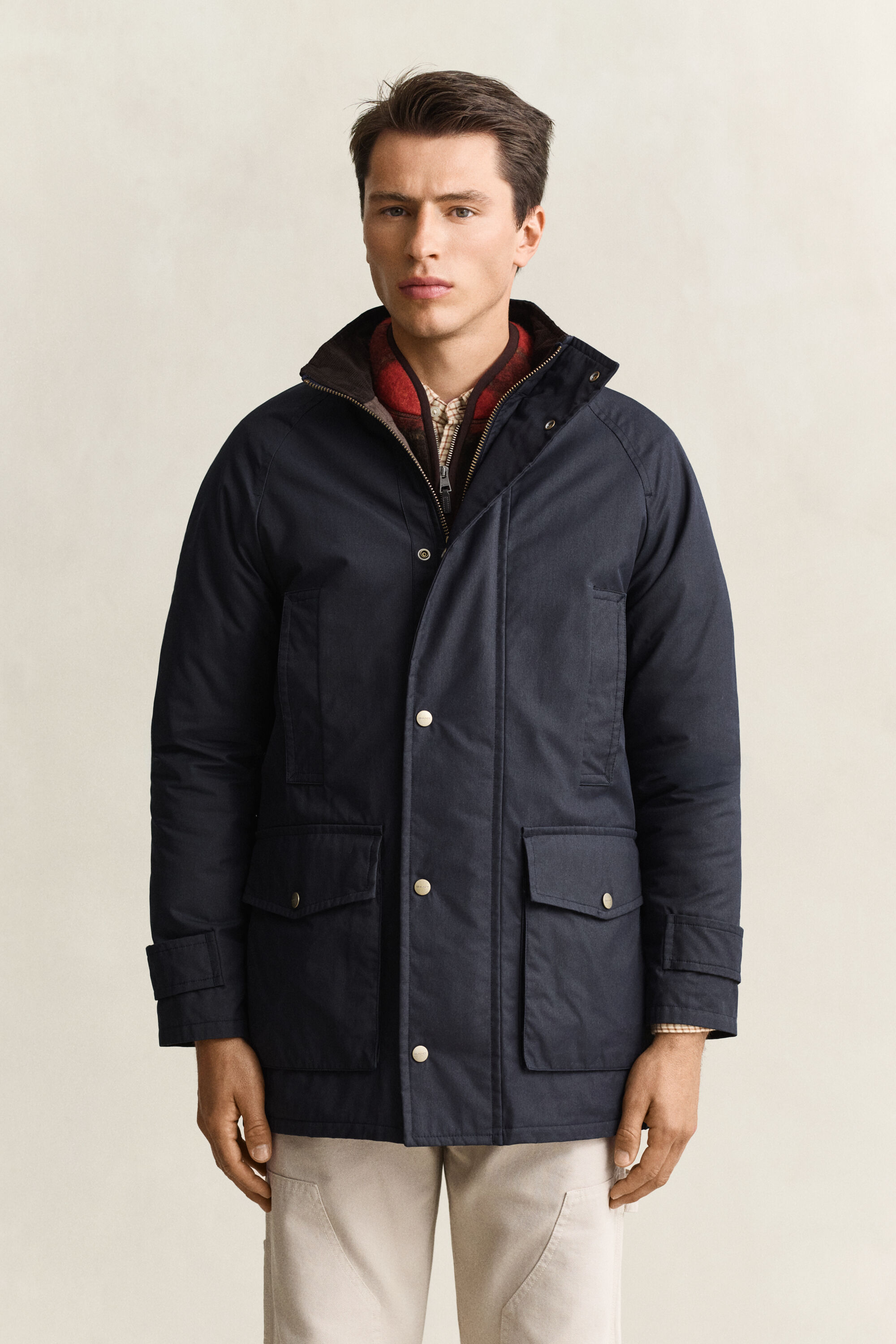 Chaqueta Double Decker encerada