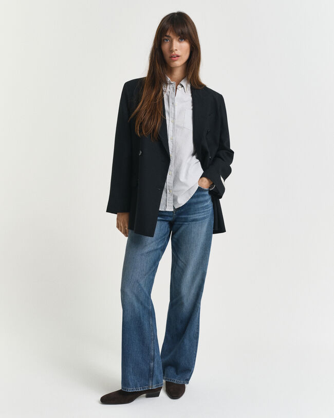 Camisa Oxford clásica de rayas Regular Fit