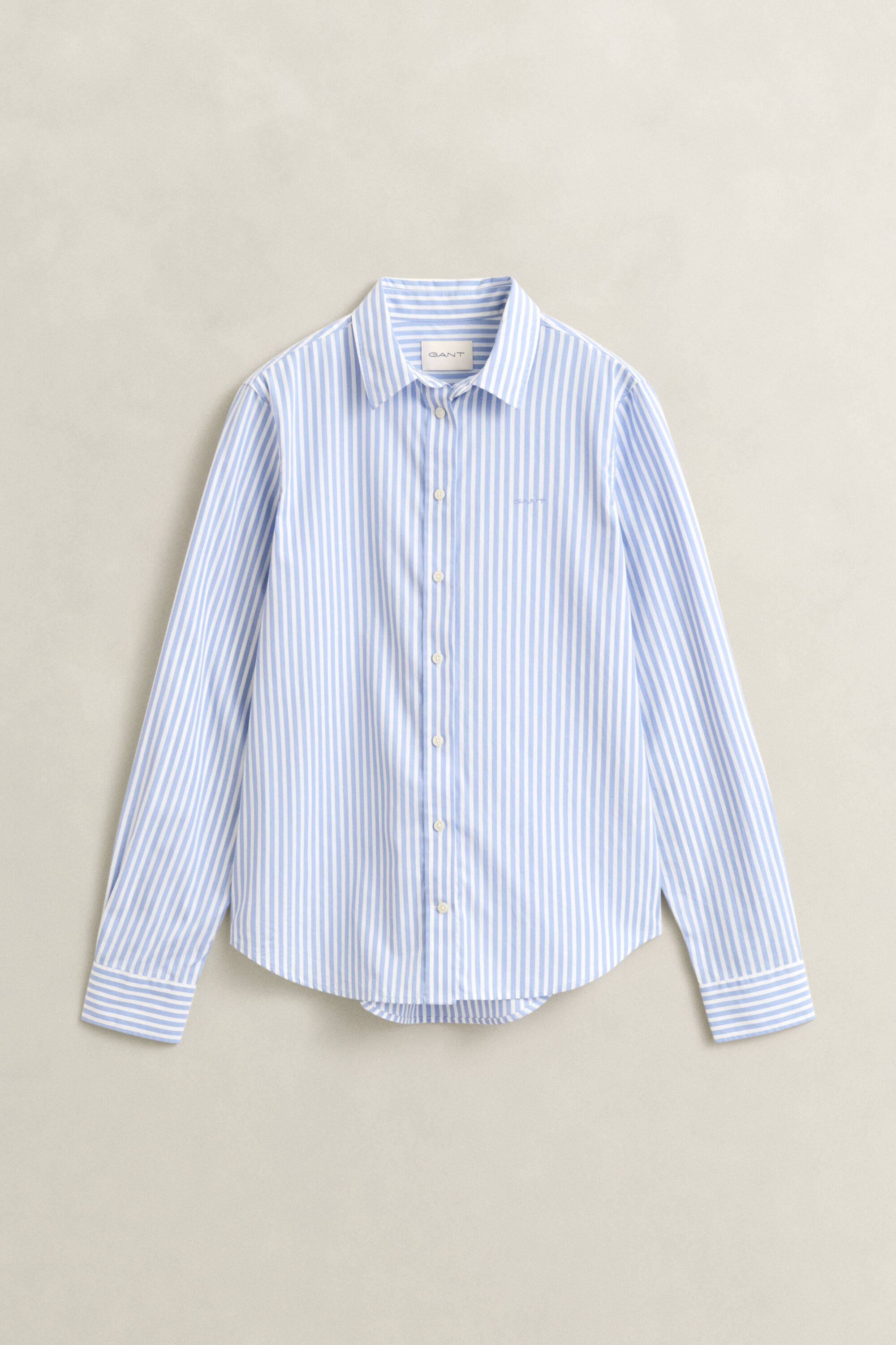 Camisa Regular Fit clásica de popelina a rayas