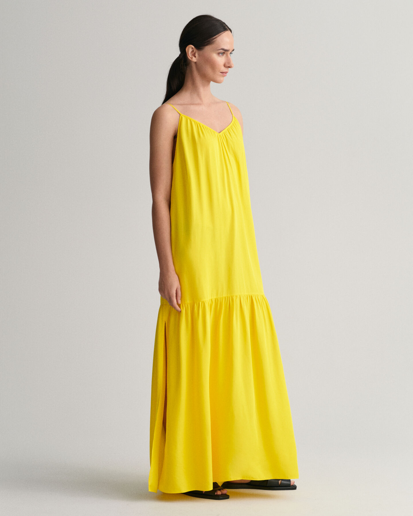 Vestido largo de tirantes