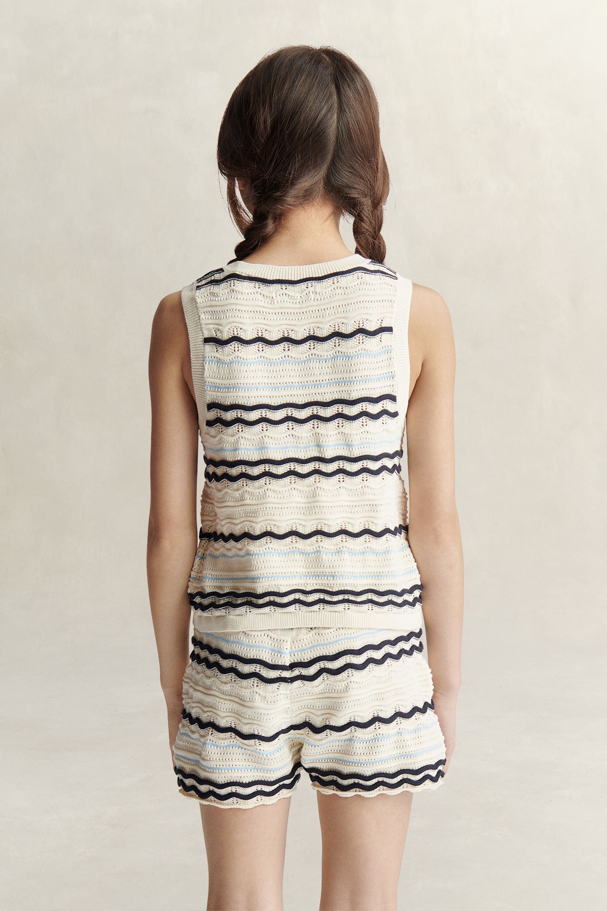 Chaleco de punto Teen Girls