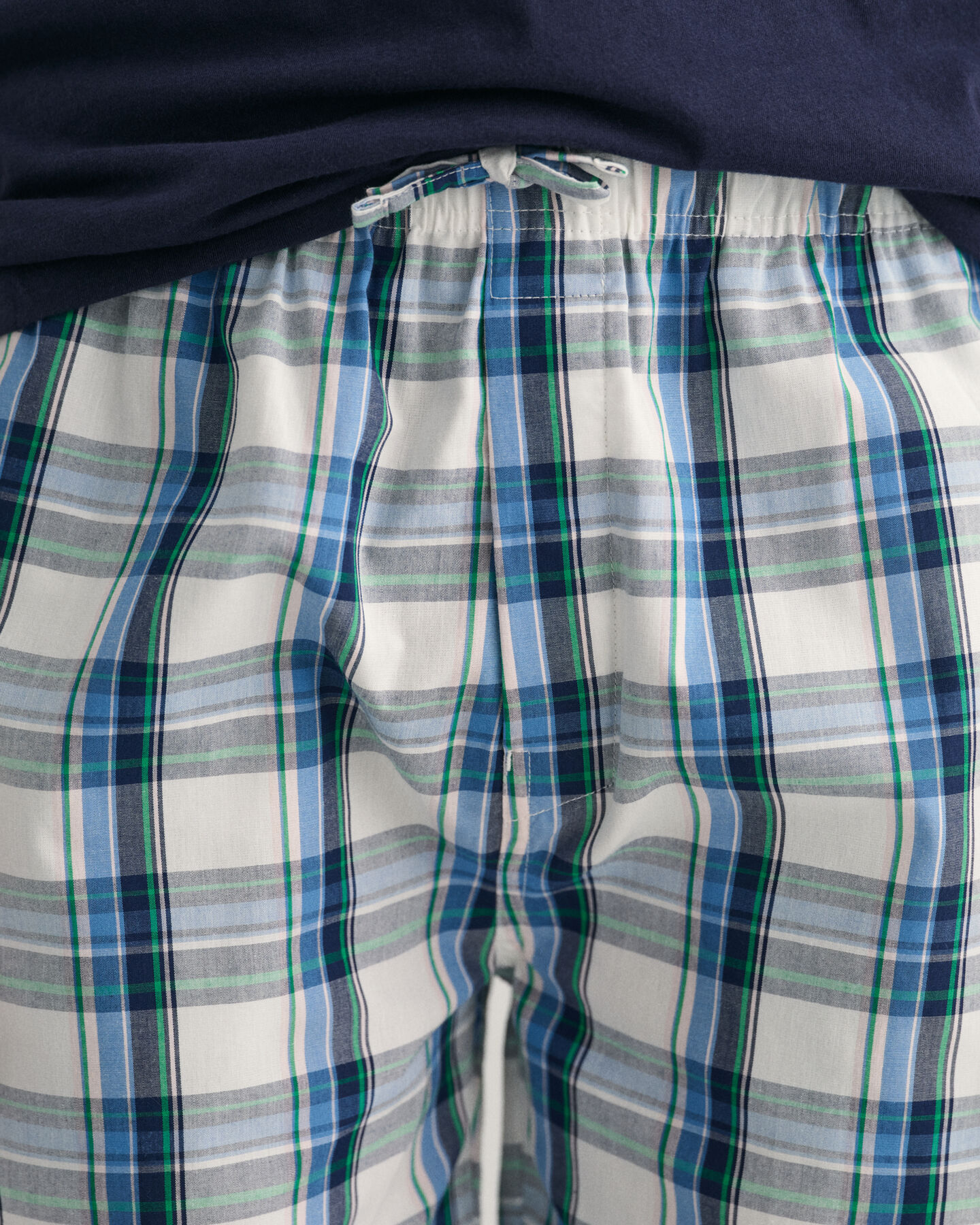 Pantalones de pijama cortos a cuadros