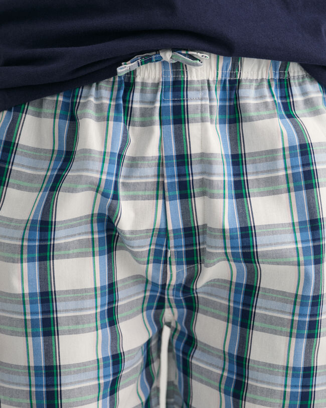 Pantalones de pijama cortos a cuadros