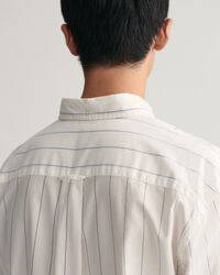 Camisa Oxford Relaxed Fit de raya diplomática