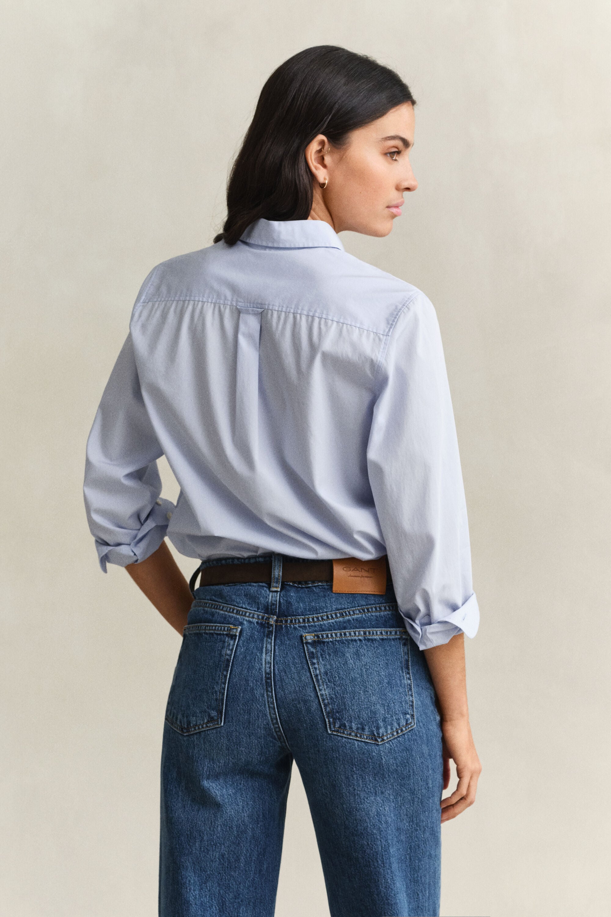 Camisa Regular Fit clásica de popelina