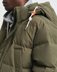 Chaqueta de plumón gruesa de largo medio