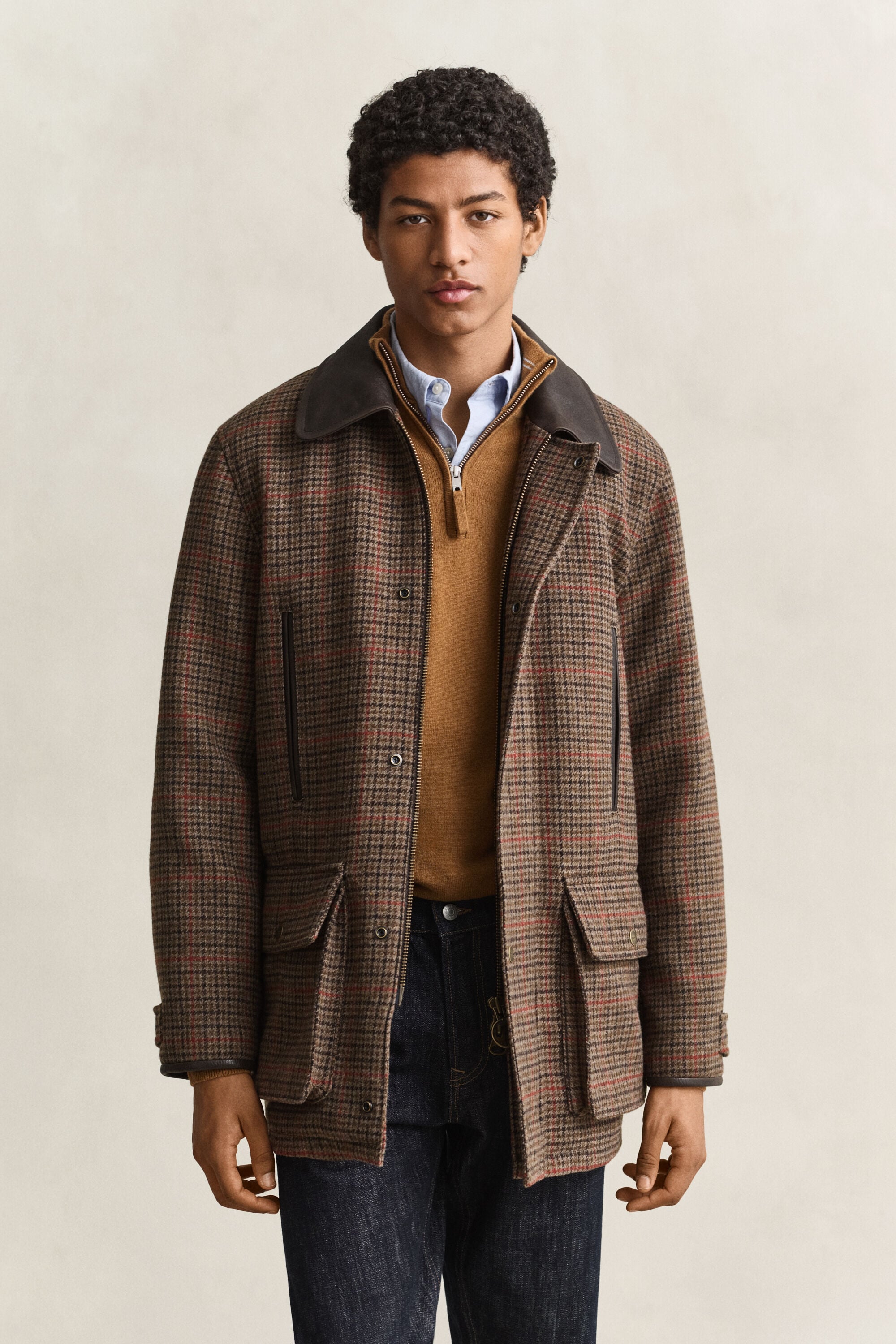 Chaqueta Decker de tweed británico