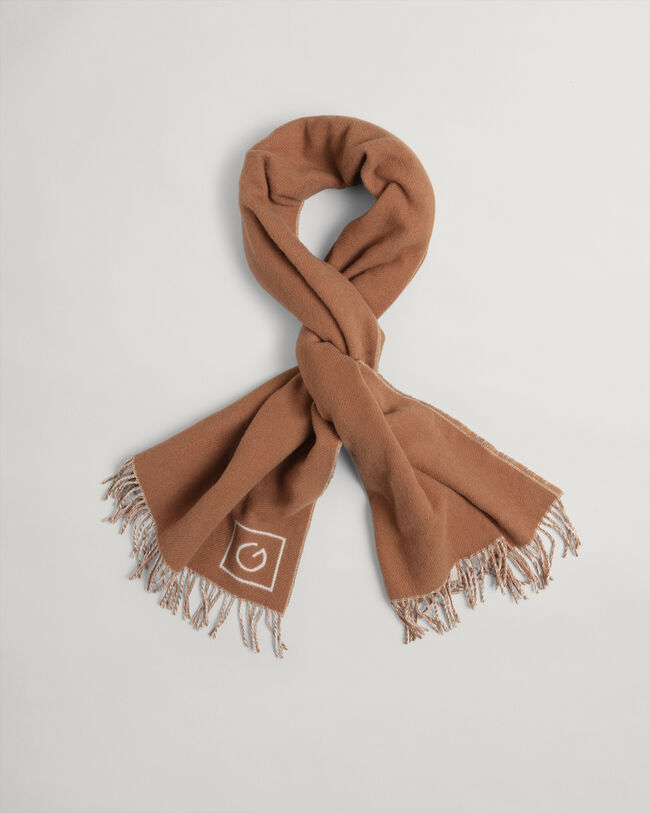 Bufanda reversible de lana