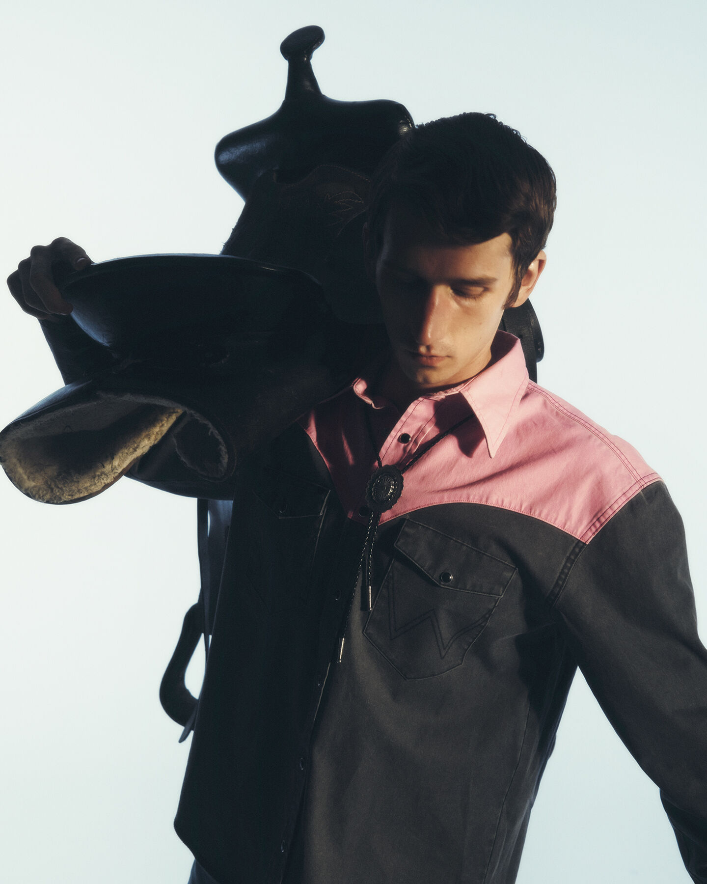 Camisa Relaxed Fit Wrangler x GANT Neon Western