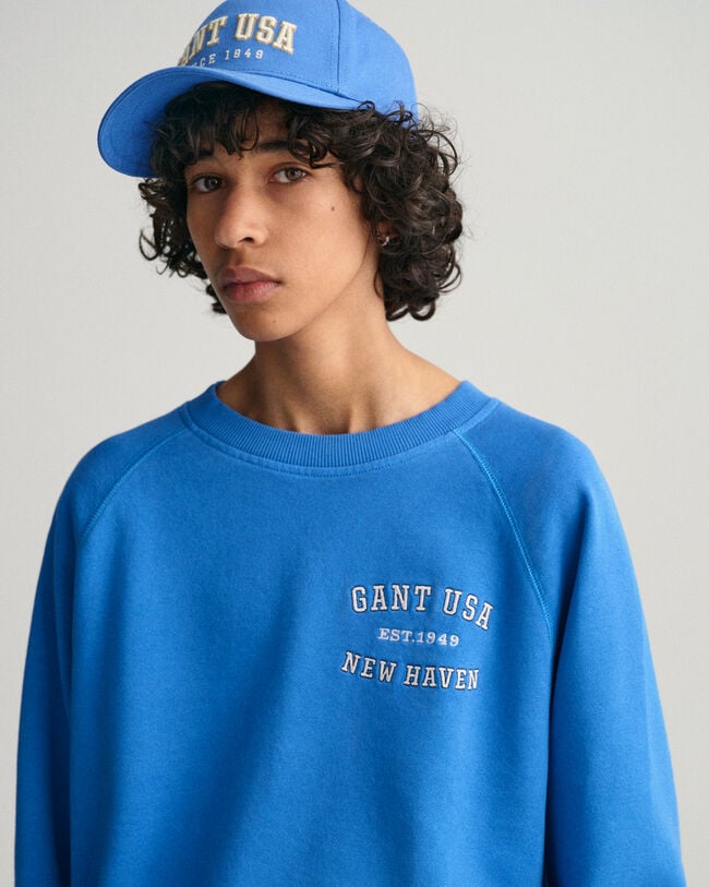 Sudadera de cuello redondo USA Graphic Teen Boys