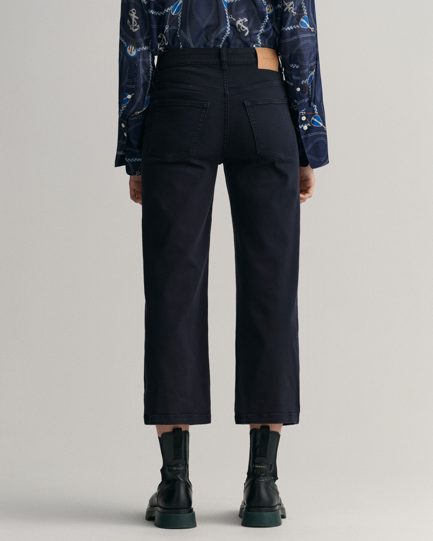 Vaqueros tobilleros anchos Color