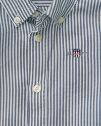 Camisa Oxford de rayas Baby