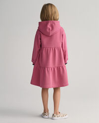 Vestido estilo sudadera con capucha escalonado GANT USA Girls