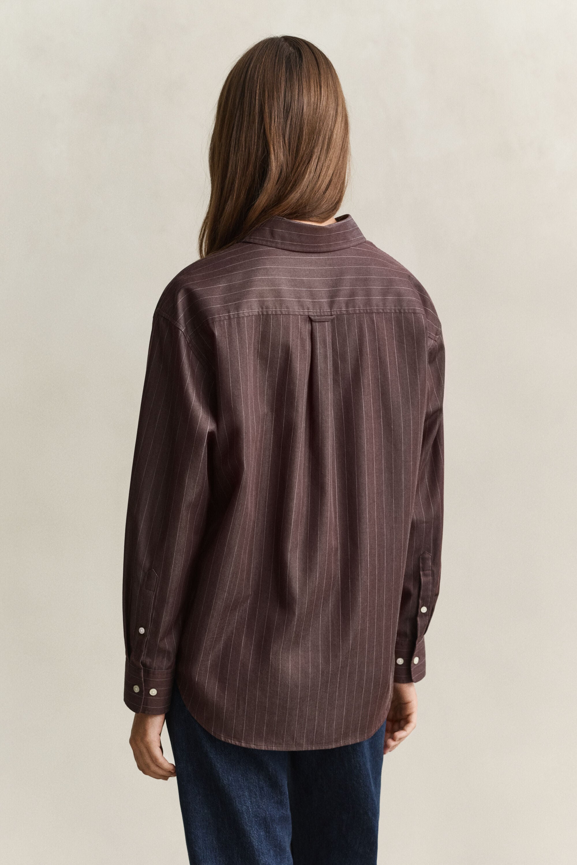 Camisa de popelina Relaxed Fit a rayas